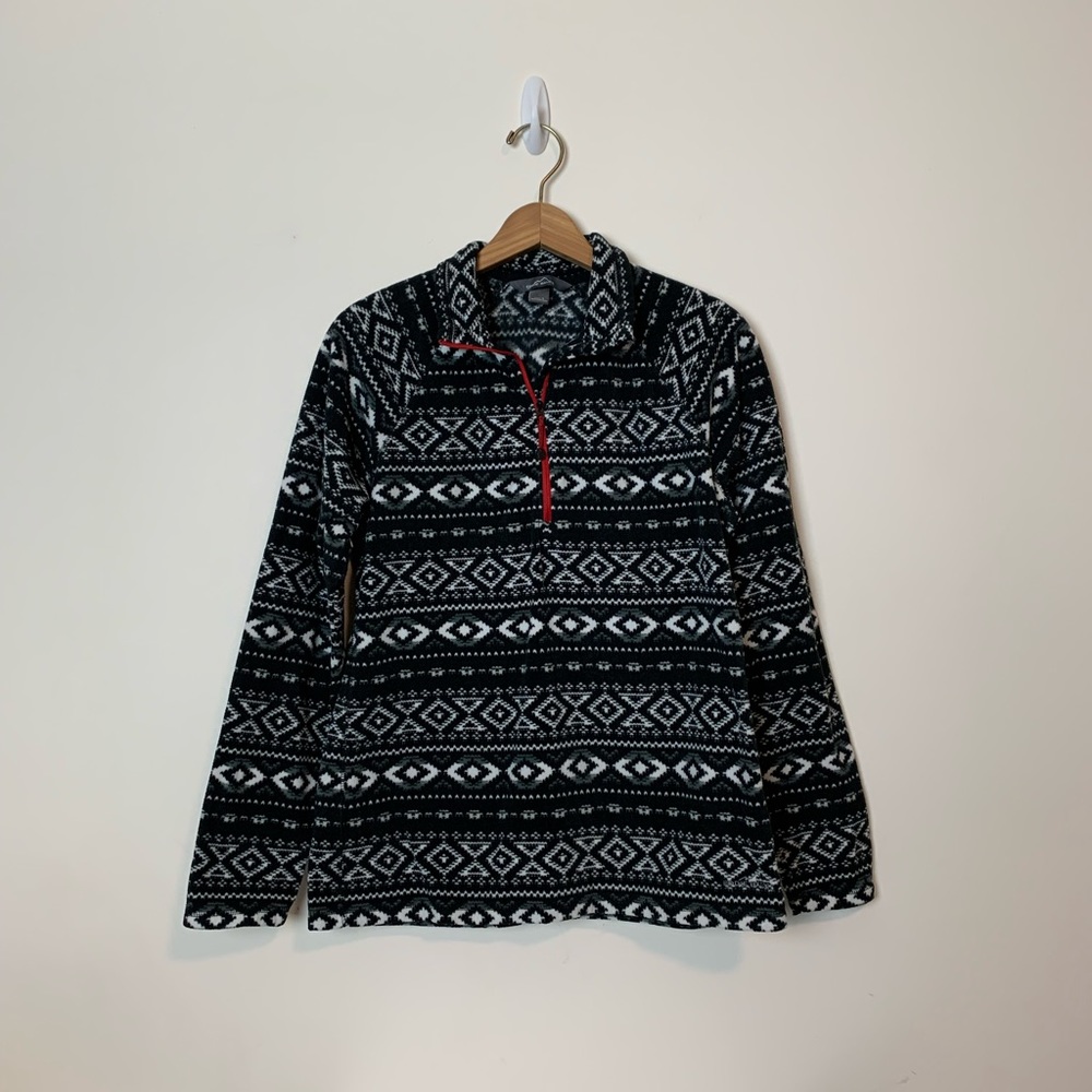 Eddie Bauer 3/4 Zip Pullover Fleece Sweater